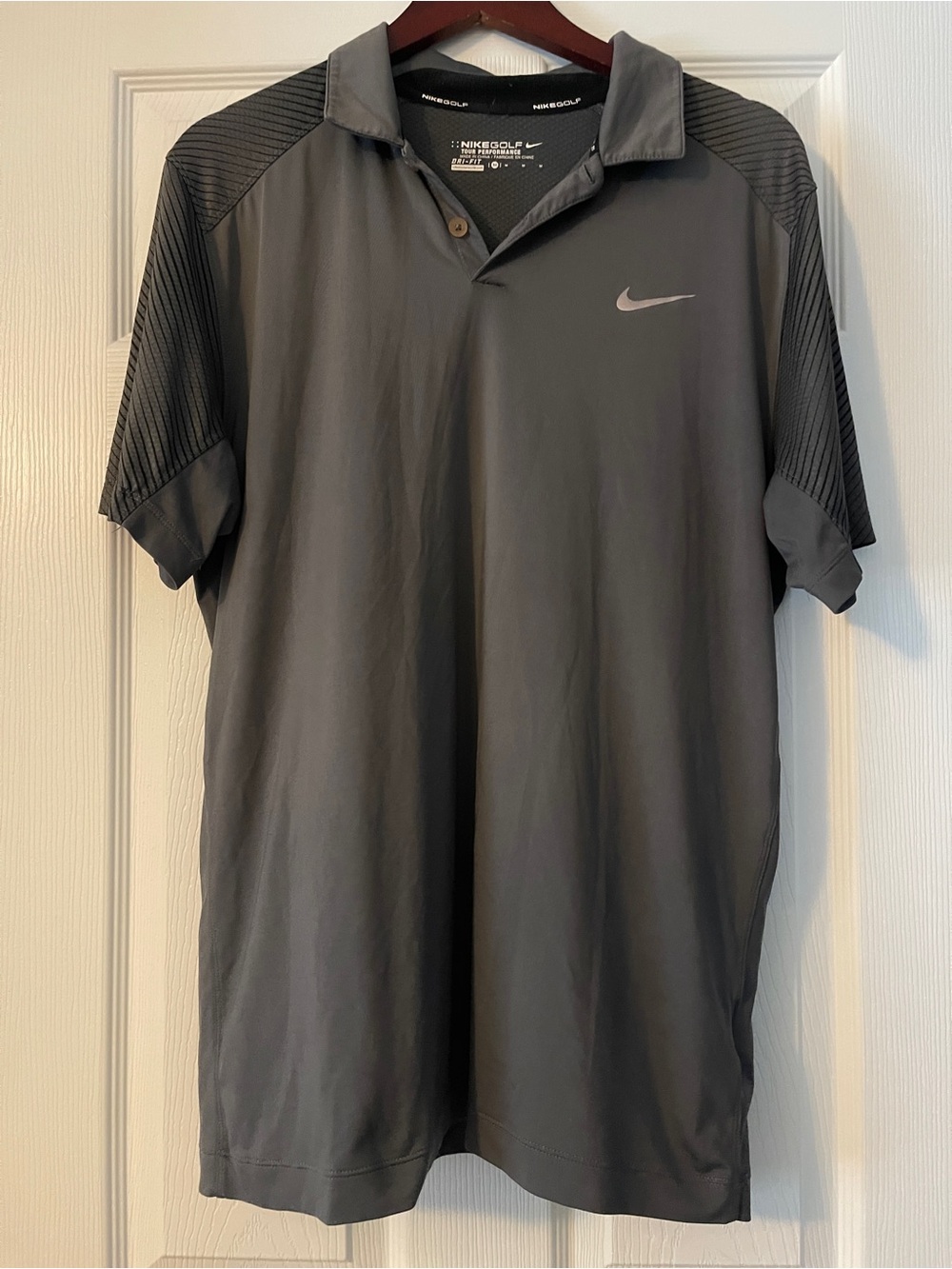 Nike Men’s Dark Gray Dri-FIT Polo